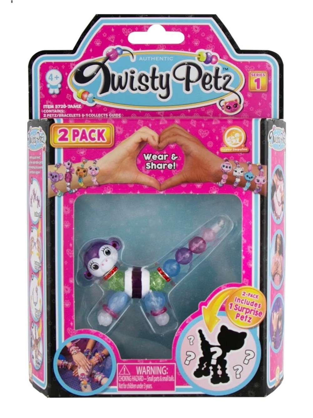 Twisty Petz 2-Pack Ticklez Monkey - 2 Collectible Petz: 1 You See, 1 Surprise!